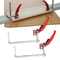 Woodworking F Clamp, Quick Guide Rail Ratchet Clamp for Guide Rail System Tools