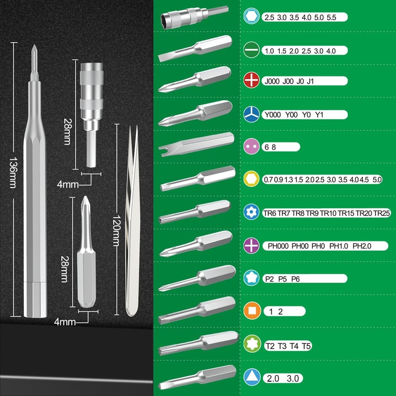 Screwdriver Set With Multifunctional Electronic Kit For Macbook Mobile Phones And Tablets Repair 1