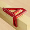 Aluminum Alloy Miter Triangle Ruler, Woodworking Square Protractor, High Precision Layout Measuring Tool for Engineers