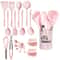 Practical Silicone Kitchenware Set Turner Spatula Measuring Spoon Food Grade Cookware Utensils 0