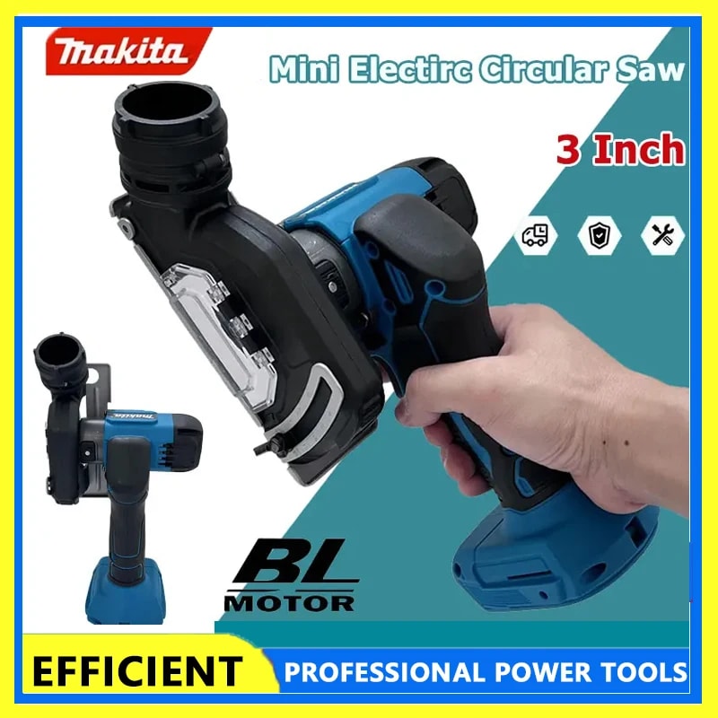 Rechargeable Makita Handheld Angle Grinder Cordless Circular Saw For Cutting Metal Wood Tile Marble 2