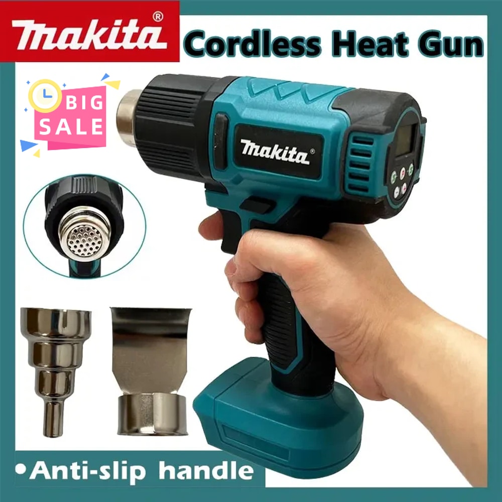 Wireless Rechargeable Heat Gun Air Dryer For Soldering Air Baking Gun Tools Shrink Film Cordless 3