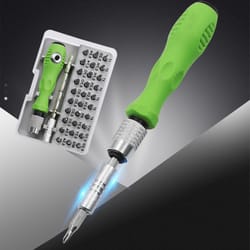 precision magnetic manual screwdriver kit, multifunctional bits set for laptop phone repair