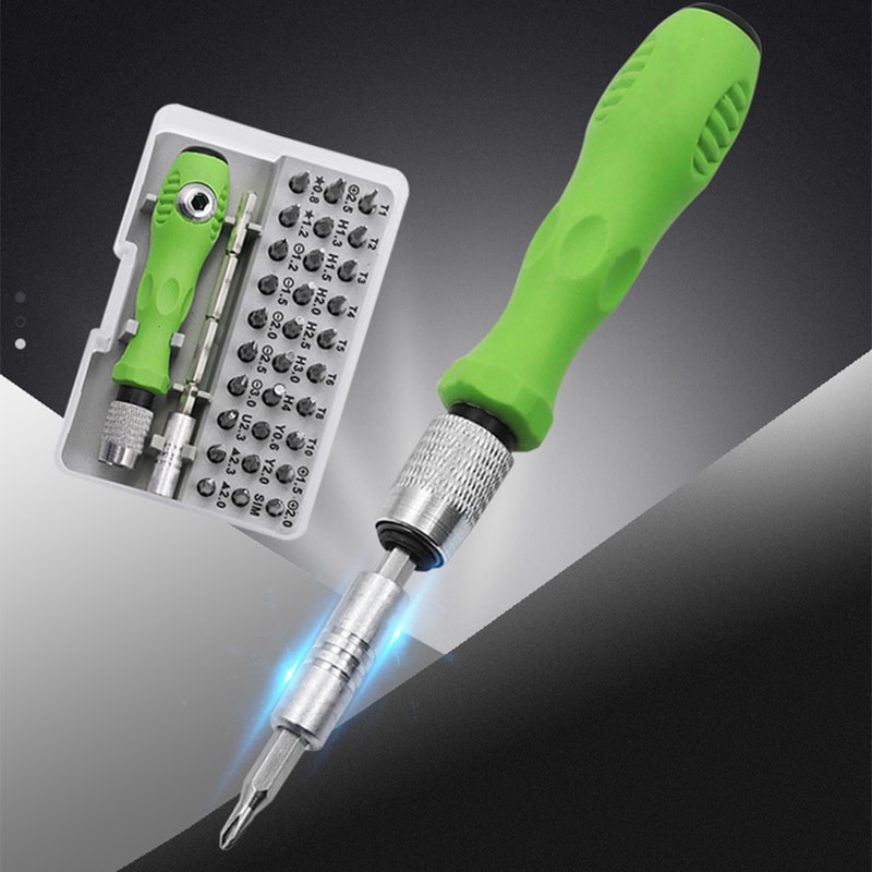 Precision Magnetic Manual Screwdriver Kit, Multifunctional Bits Set for Laptop Phone Repair