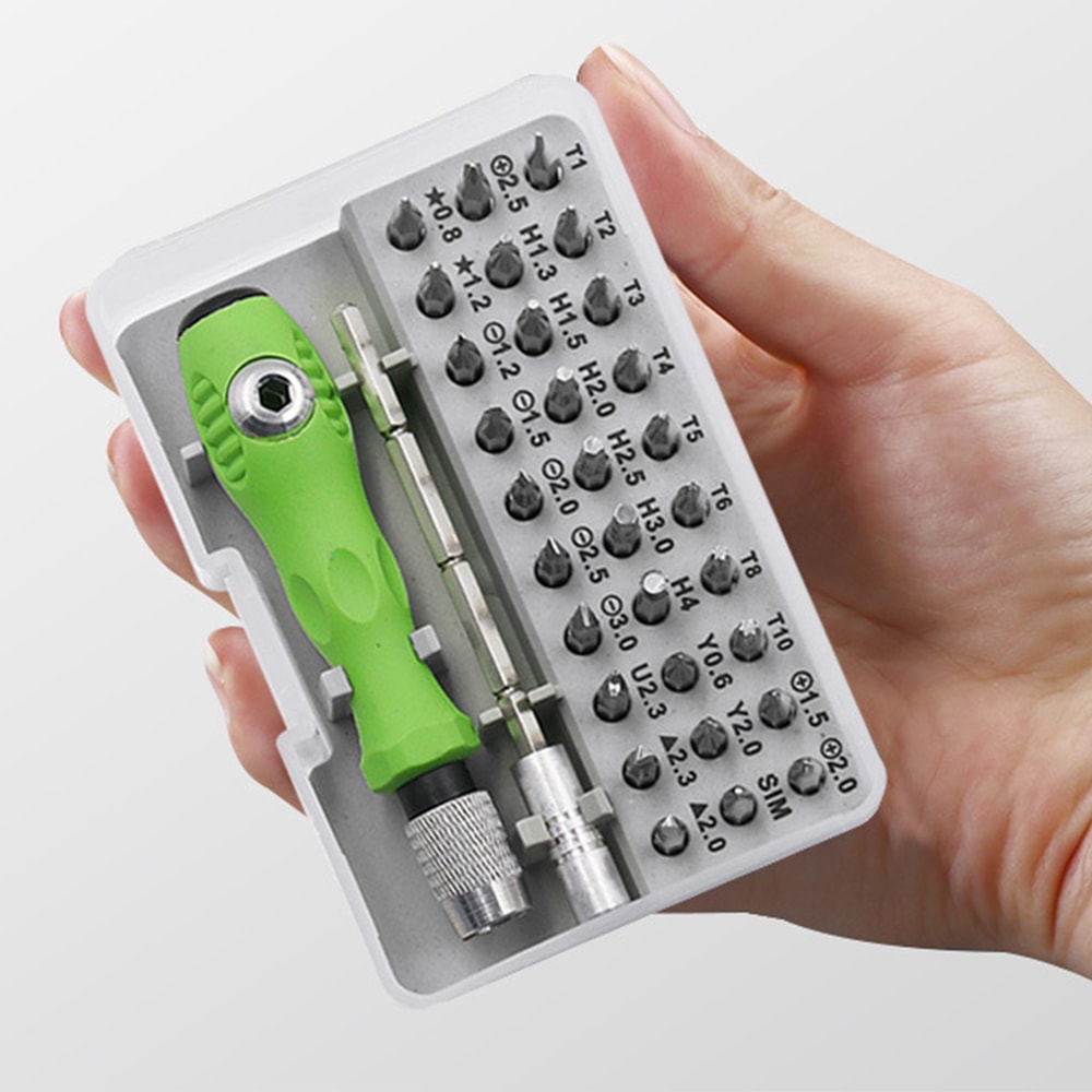 Precision Magnetic Manual Screwdriver Kit, Multifunctional Bits Set for Laptop Phone Repair