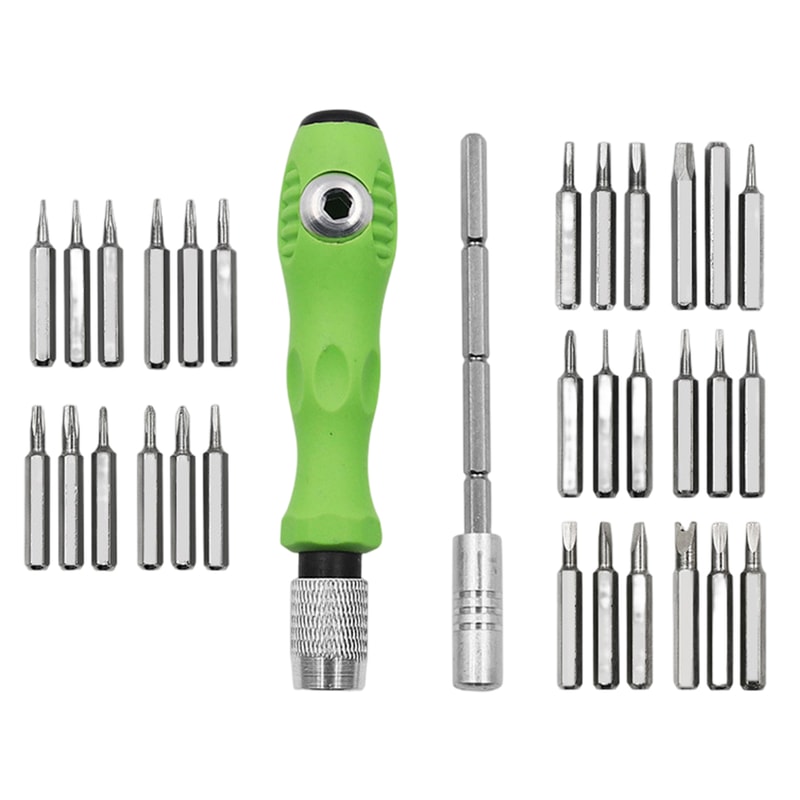Precision Magnetic Manual Screwdriver Kit, Multifunctional Bits Set for Laptop Phone Repair