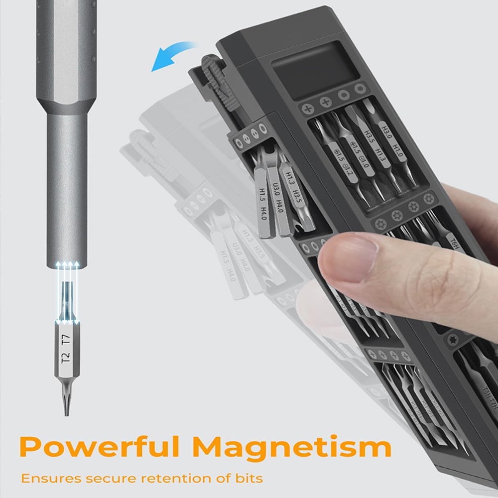 Magnetic Mini Screwdriver Set, Precision Small Screwdriver Kit, Portable Repair Tool