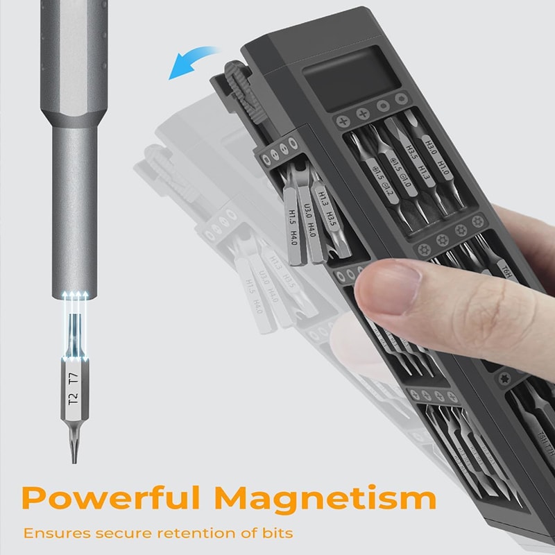 Magnetic Mini Screwdriver Set, Precision Small Screwdriver Kit, Portable Repair Tool