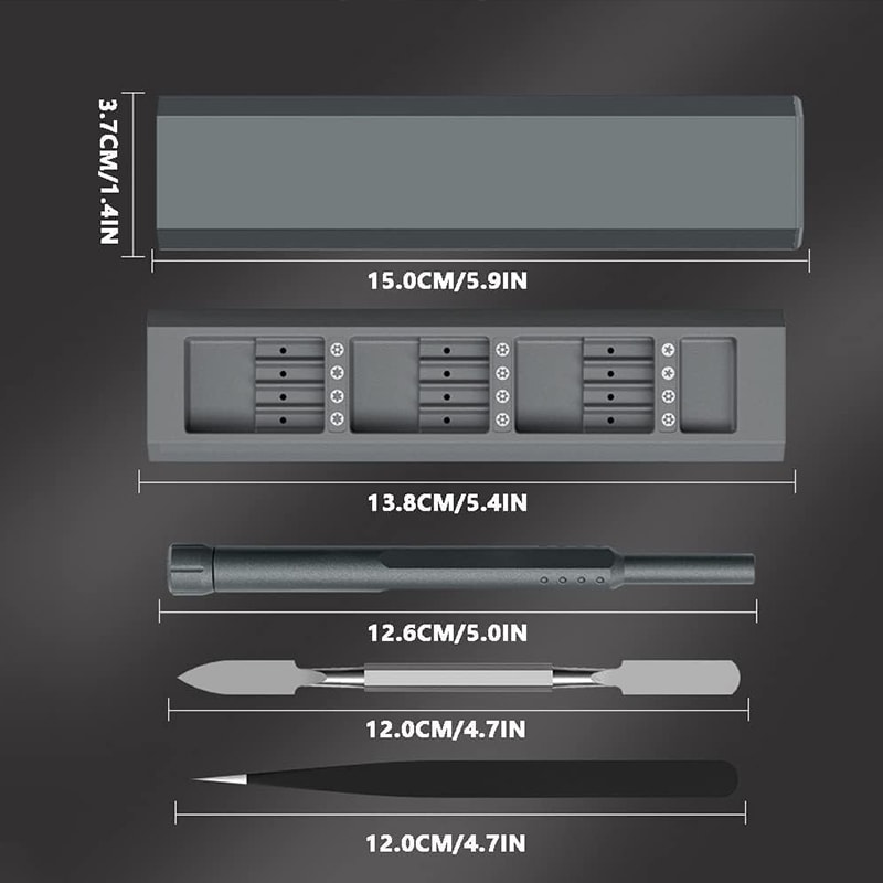 Magnetic Mini Screwdriver Set, Precision Small Screwdriver Kit, Portable Repair Tool