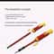 Anti-Electric Insulated Screwdriver Set for Home, Mobile Phone Repair, Electrician Special-Shaped Tools