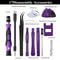 Multi-Functional Purple Precision Screwdriver Tool Set for Mobile Phones, Computers, Watches, Belts