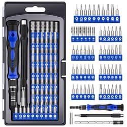 magnetic precision screwdriver set with flexible shaft, torx & phillips bits for iphone and xiaomi devices