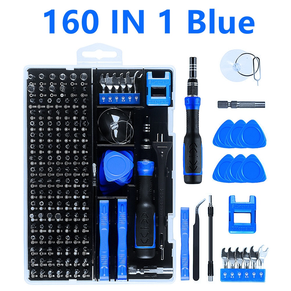 Magnetic Screwdriver Set With Torx Phillips Hex Bits For IPhones Xiaomi Watches PCs 6