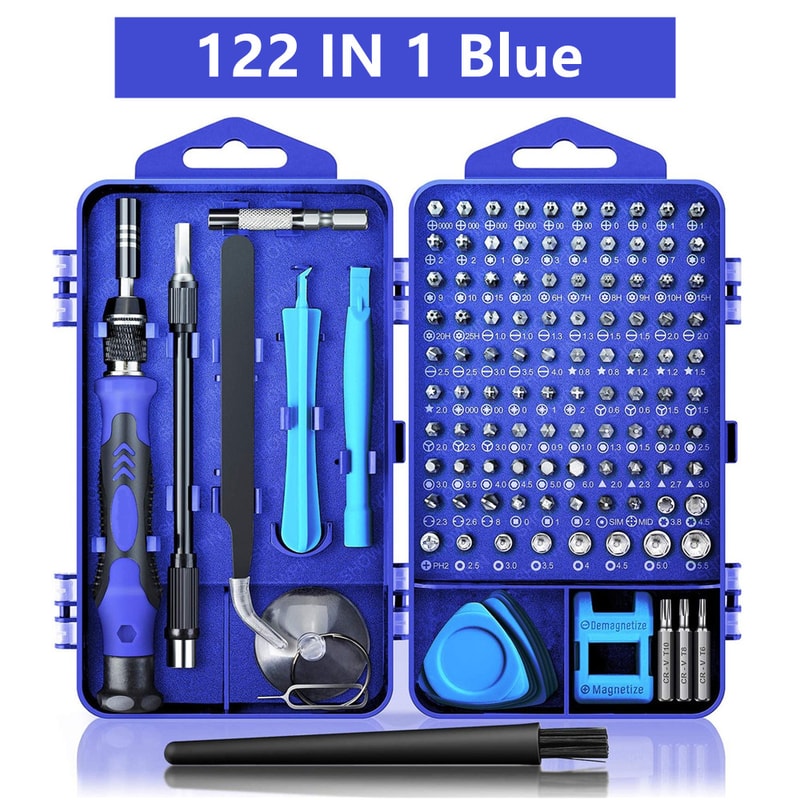 Magnetic Screwdriver Set With Torx Phillips Hex Bits For IPhones Xiaomi Watches PCs 7