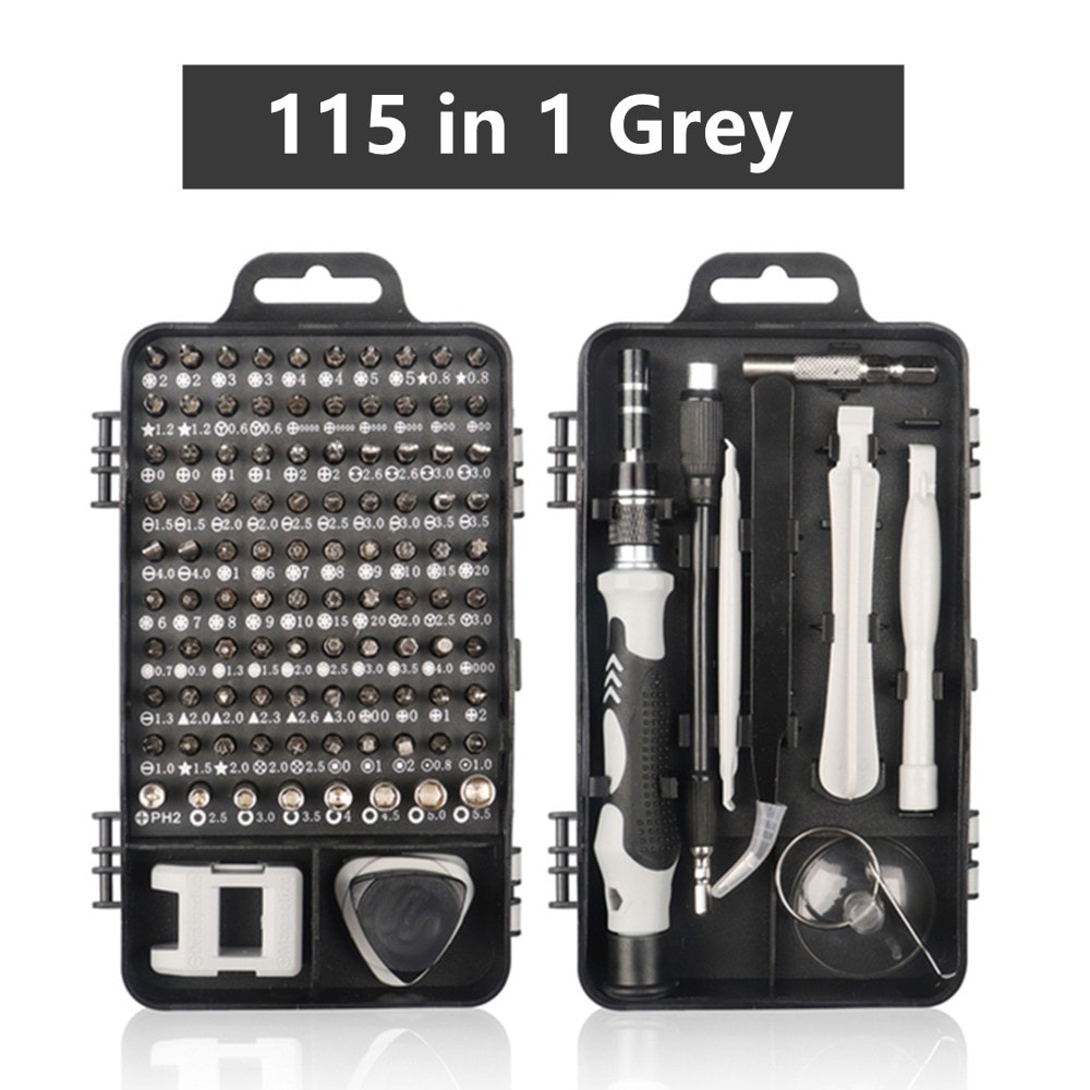Magnetic Screwdriver Set With Torx Phillips Hex Bits For IPhones Xiaomi Watches PCs 8