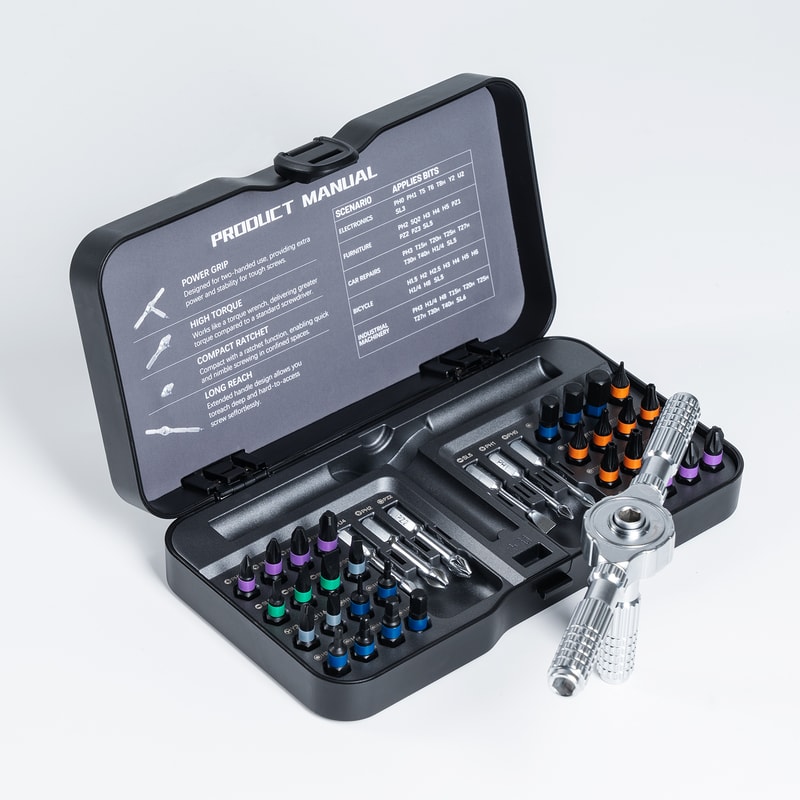 Mini Repair Tool Kit With MultiMagnetic Bits Multifunction Ratchet Screwdriver Set For IPhone PC Ho 7