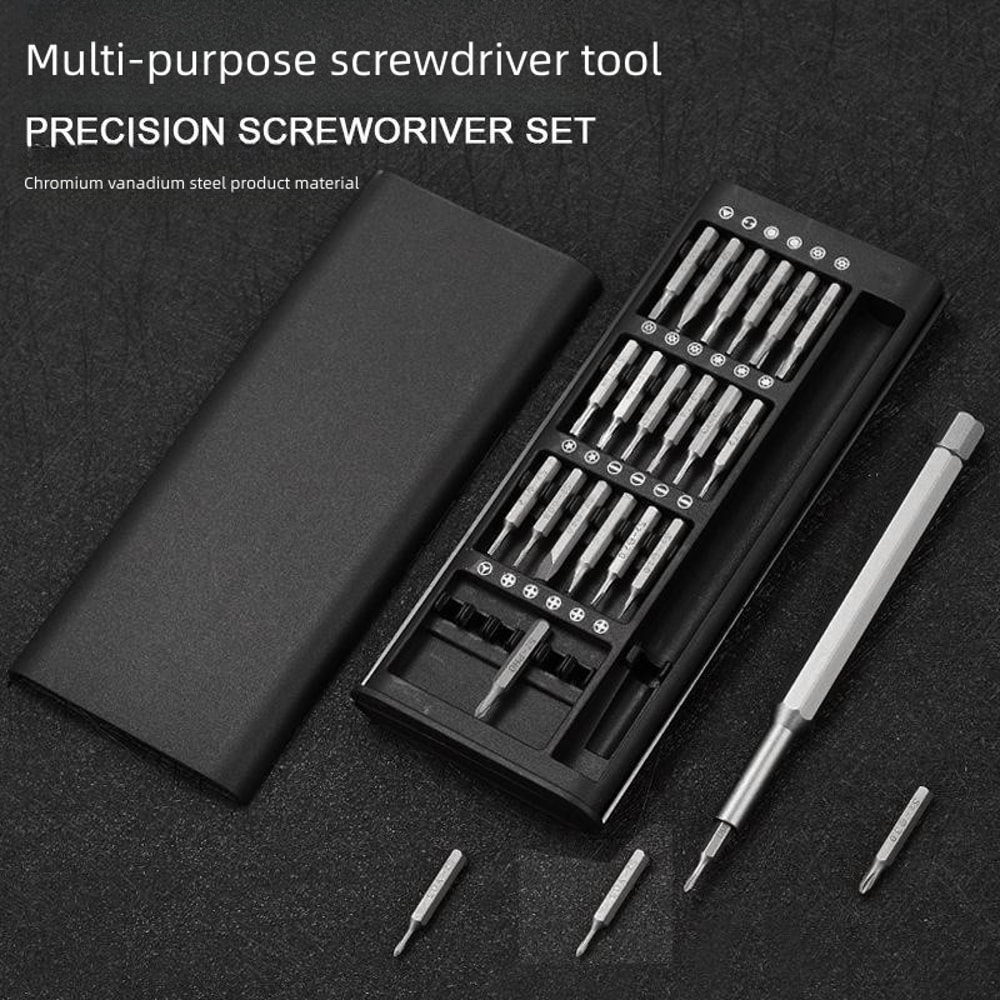 Magnetic Screwdriver Set with Torx, Hexagonal Bits, and Repair Tools for iPhone, PC, Watch & Camera Maintenance