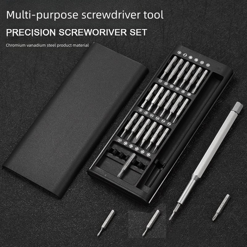 Magnetic Screwdriver Set with Torx, Hexagonal Bits, and Repair Tools for iPhone, PC, Watch & Camera Maintenance
