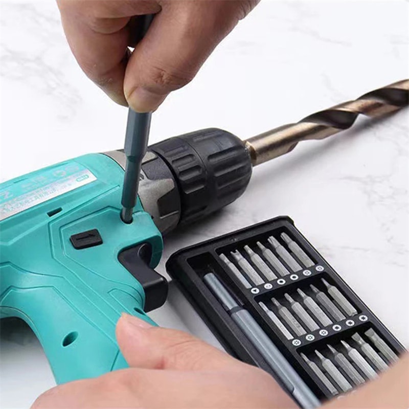 Magnetic Screwdriver Set with Torx, Hexagonal Bits, and Repair Tools for iPhone, PC, Watch & Camera Maintenance