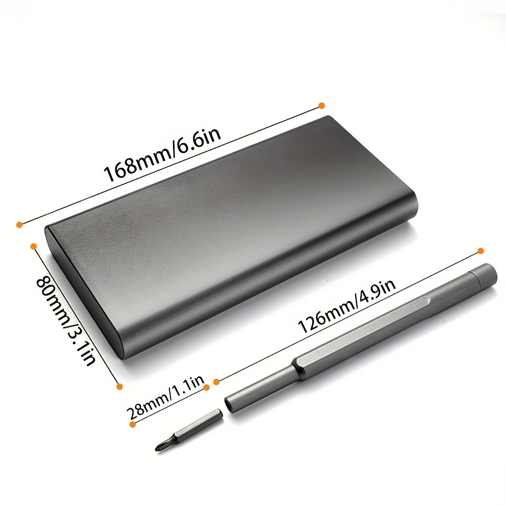 Magnetic Screwdriver Kit with Precision Bits, Torx Hex Handle for Mobile Phone Repairs