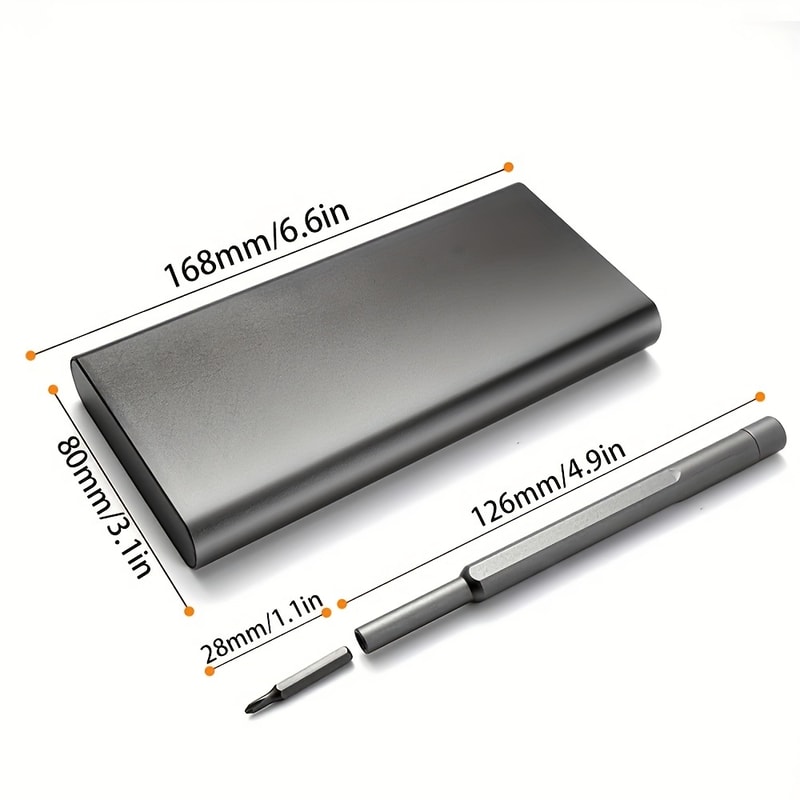 Magnetic Screwdriver Kit with Precision Bits, Torx Hex Handle for Mobile Phone Repairs