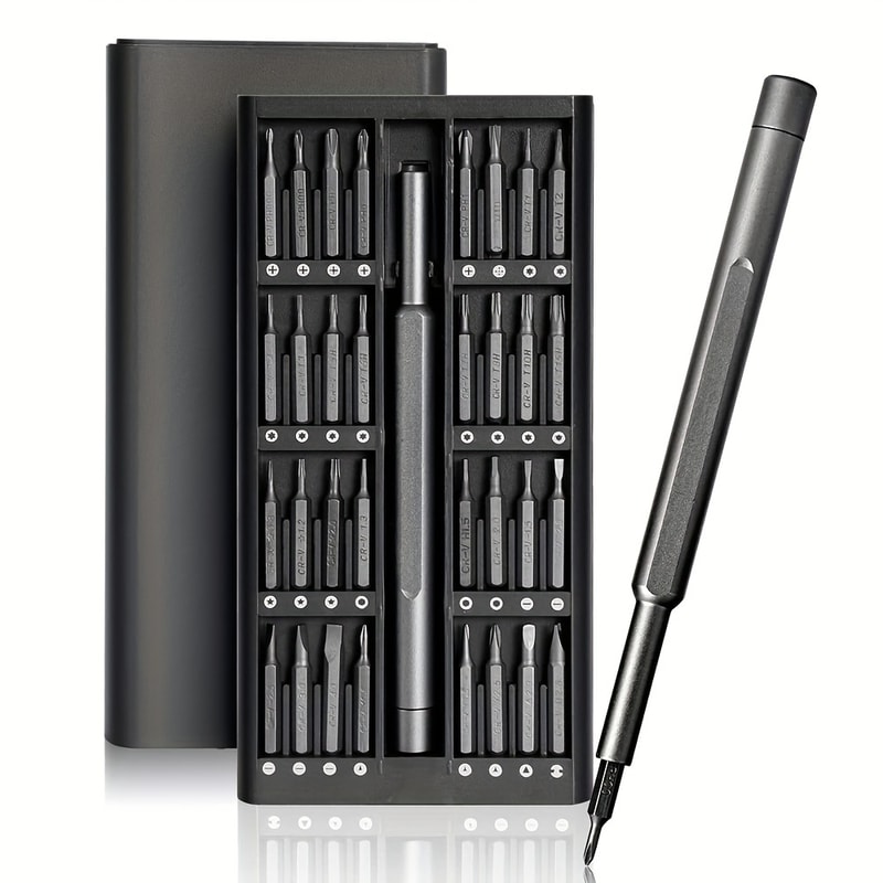 Magnetic Screwdriver Kit with Precision Bits, Torx Hex Handle for Mobile Phone Repairs