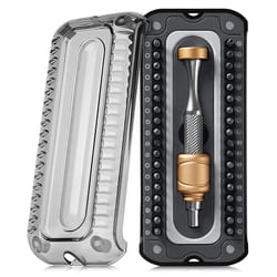 screwdriver set with magnetic steel torx, phillips bits, low gravity handle for pc, iphone repairs