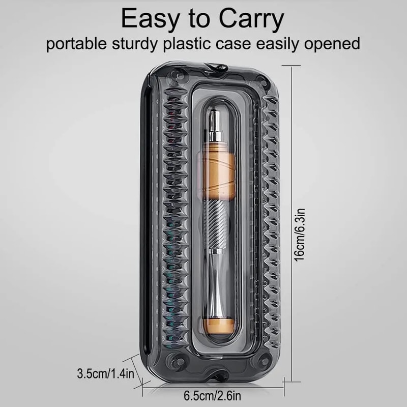 Screwdriver Set with Magnetic Steel Torx, Phillips Bits, Low Gravity Handle for PC, iPhone Repairs