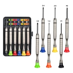 precision screwdrivers set for glasses, watches, and electronics – head and phillips micro-head mini tools