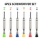 Precision Screwdrivers Set for Glasses, Watches, and Electronics – Head and Phillips Micro-Head Mini Tools
