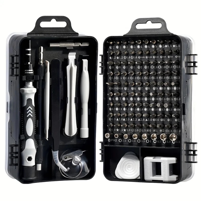 Professional Magnetic Mini Screw Nuts Bits Kit for Multifunctional Household Repairs