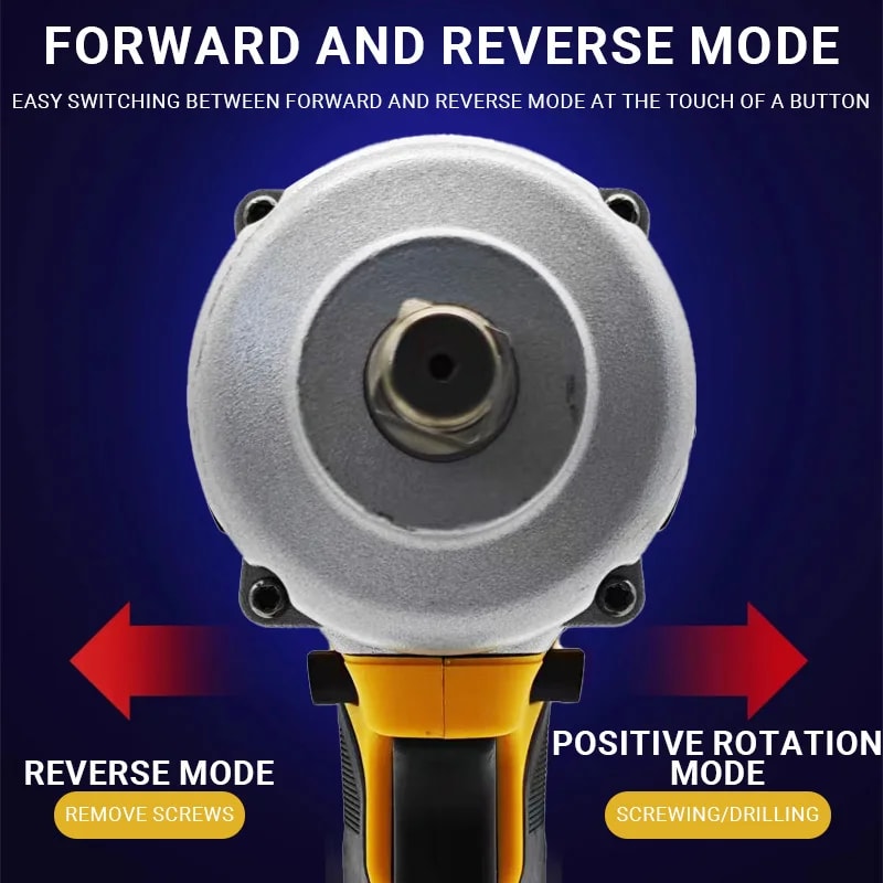 High Torque Brushless Impact Gun Wireless Impact Wrench Universal Battery Electric Tools 3