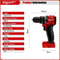 Multifunctional Power Tools, Cordless Electric Drill, Brushless Impact Drill for Efficient Drilling and Driving