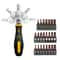 Labor-Saving Ratchet Two-Way Screwdriver Set, Cross One-Word Screwdriver Bit Kit for Home Use
