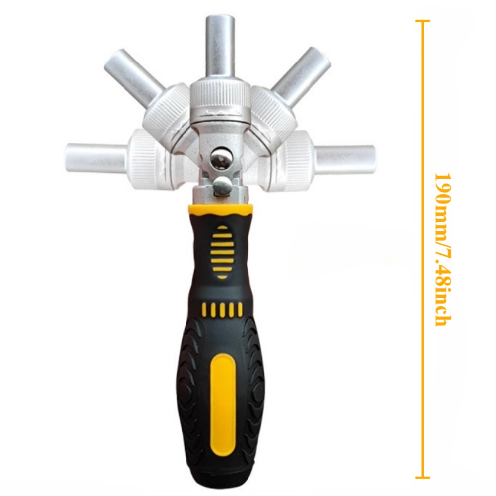 Labor-Saving Ratchet Two-Way Screwdriver Set, Cross One-Word Screwdriver Bit Kit for Home Use