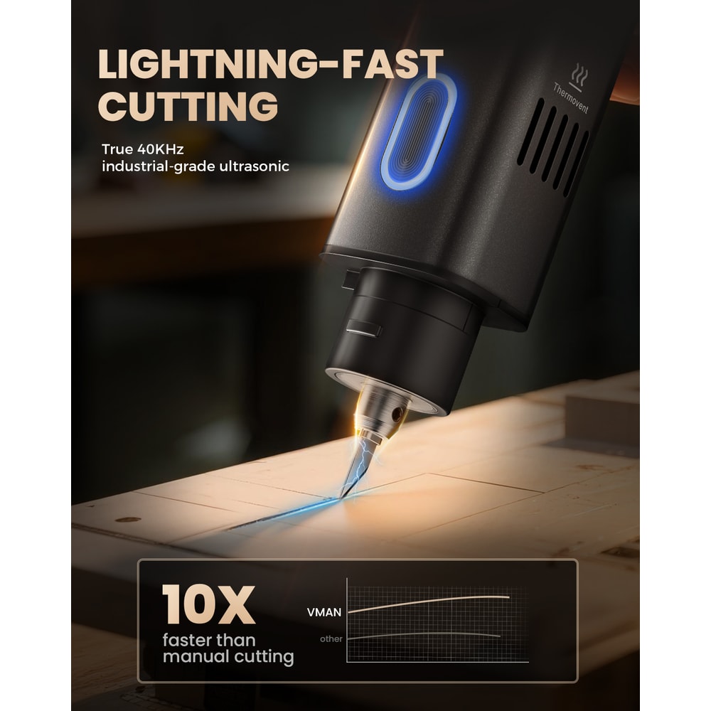 DIY Electric Cutting Tool Ultrasonic Knife With Overheat Protection For Grinding And Carving 4