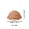Eco-Friendly Handwoven Rattan Food Cover with Lid, Insect-Proof Table Protector for Fruits, Bread, Storage Dome