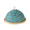 Eco-Friendly Handwoven Rattan Food Cover with Lid, Insect-Proof Table Protector for Fruits, Bread, Storage Dome