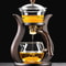 Magnetic Flow Semi-Automatic Glass Teapot Set, Lazy Kung Fu Drip Heat Resistant Tea Set Gift
