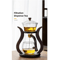 Magnetic Flow Semi-Automatic Glass Teapot Set, Lazy Kung Fu Drip Heat Resistant Tea Set Gift