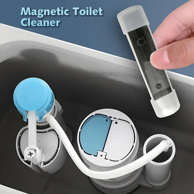 Long-Lasting Magnetic Toilet Cleaner, Magnetic Toilet Bowl Cleaner, Powerful Toilet Cleaning Magnets for Restroom