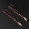 Wooden Tweezer Tea Clip, Sandalwood Anti Drop Tea Tweezers, Non-Slip Sawtooth KungFu Tea Set Accessory