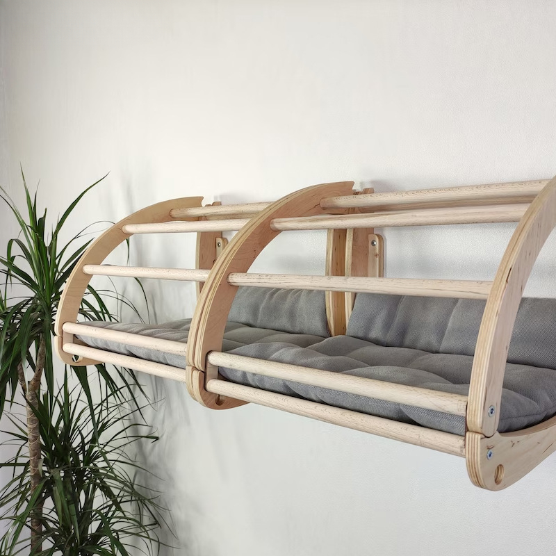 Allseason Pet Furniture Wall Hanging Cat House Cat Climbing Frame 0