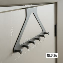 punchfree triangular door hook wall mounted hanger for coats, hats, bags, and more!