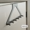 PunchFree Triangular Door Hook Wall Mounted Hanger for Coats, Hats, Bags, and More!