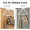 PunchFree Triangular Door Hook Wall Mounted Hanger for Coats, Hats, Bags, and More!