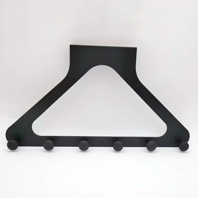 PunchFree Triangular Door Hook Wall Mounted Hanger for Coats, Hats, Bags, and More!