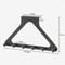 PunchFree Triangular Door Hook Wall Mounted Hanger for Coats, Hats, Bags, and More!