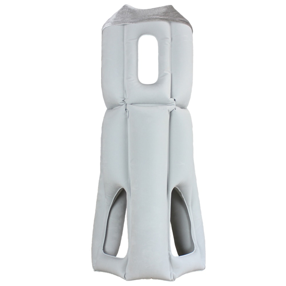 Portable Travel Artifact, Inflatable U-Shaped Neck Pillow for Long Distance Flights & Trains