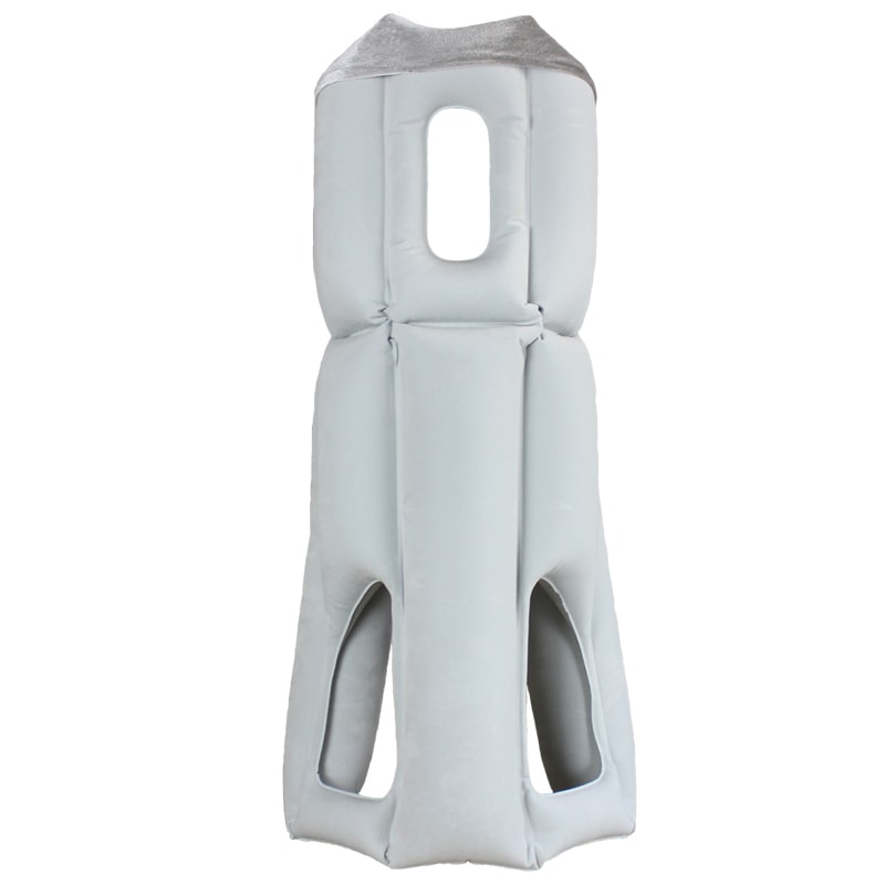 Portable Travel Artifact, Inflatable U-Shaped Neck Pillow for Long Distance Flights & Trains